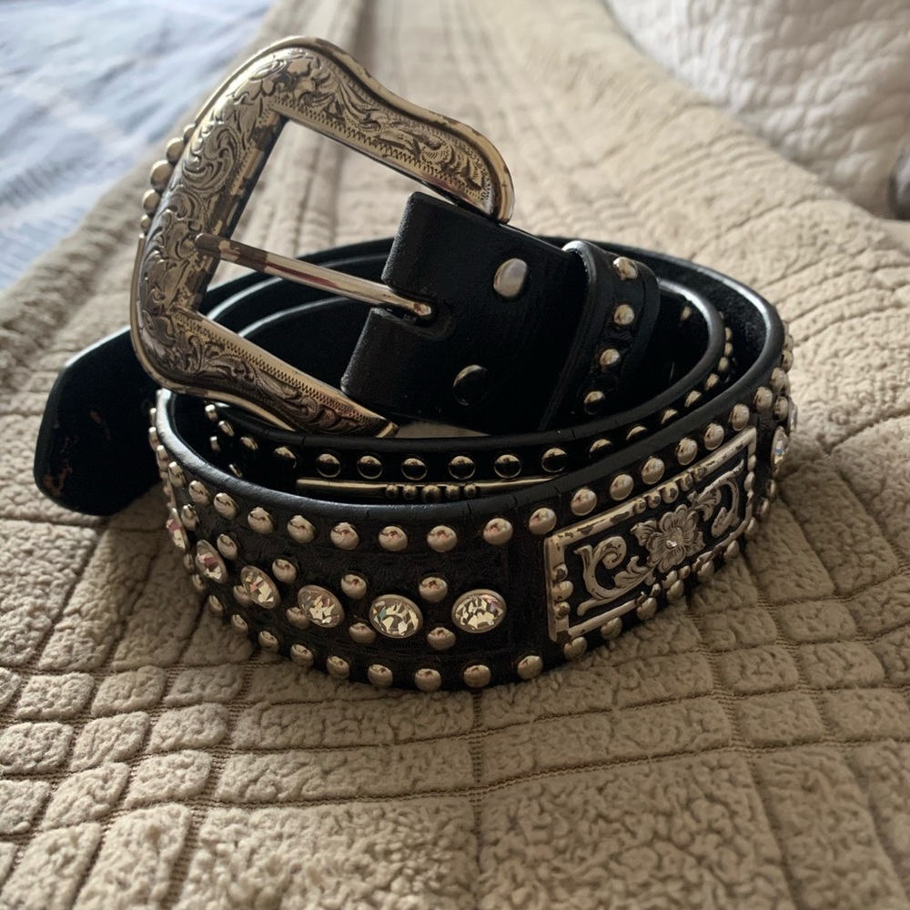 Western Bling Belt Rodeo Queen Belt 32